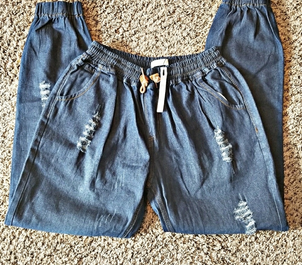 Men's Denim Joggers